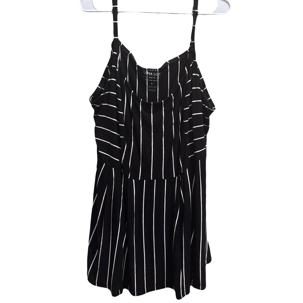 Black and White Striped Tank. Torrid size 5